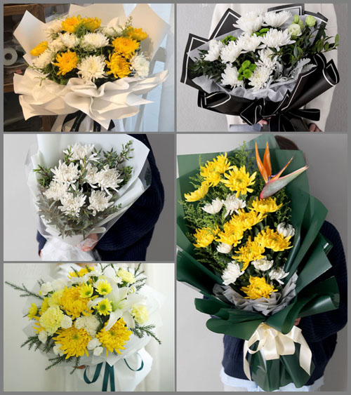 广东广州市番禺区洛浦街道西一村白事花束代送